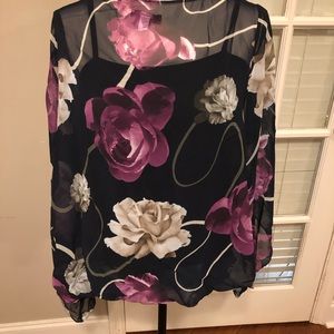 Flowered blouse